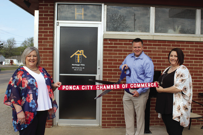 The Ponca City Chamber of Commerce held a ribbon cutting on Monday