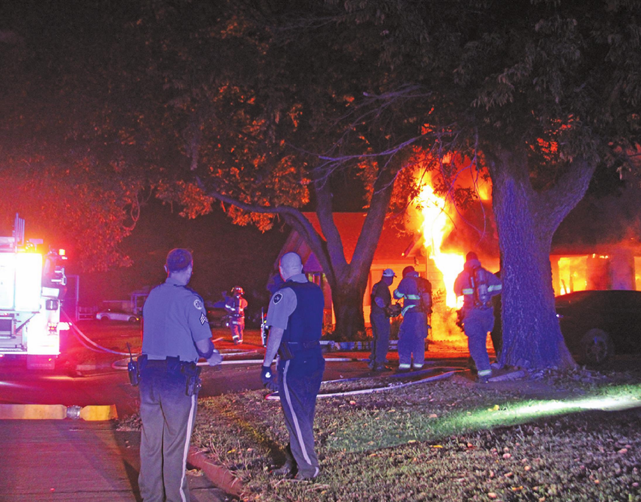 Ponca City Fire Crews Pull Man From Burning House On North Palm Ponca