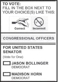 Sample ballots for Tuesday, August 23,